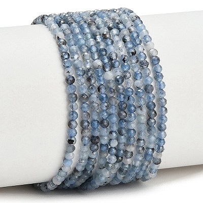 Natural Devil Blue Aquamarine Beads Strands GG-CBA77FB-B06-2mm-1