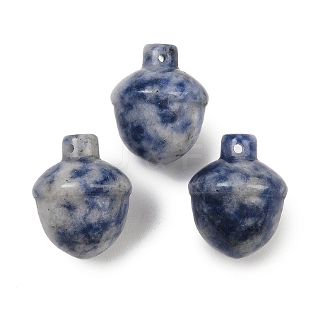 Natural Blue Spot Jasper Pendants G-K354-13D-1