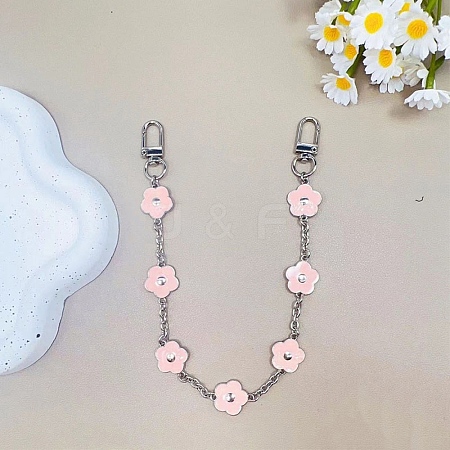 Alloy Enamel Phone Phone Hand Strap Chains PALLOY-WH0816-038D-1