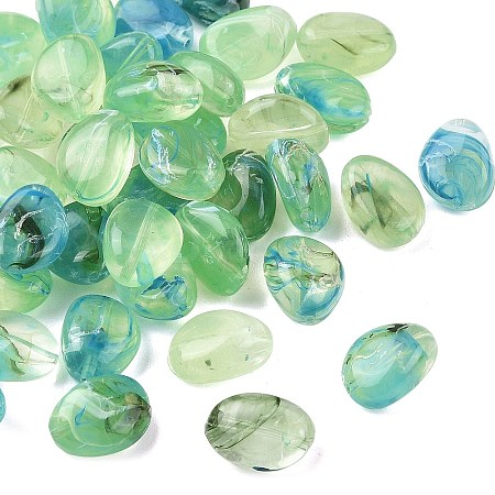 Opaque Acrylic Beads OACR-Z036-02C-1