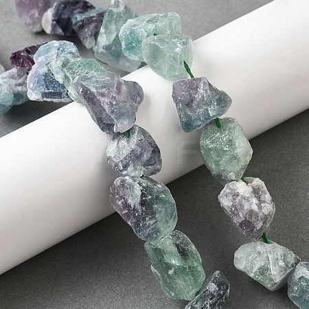 Natural Fluorite Beads Strands G-S386-C09-1