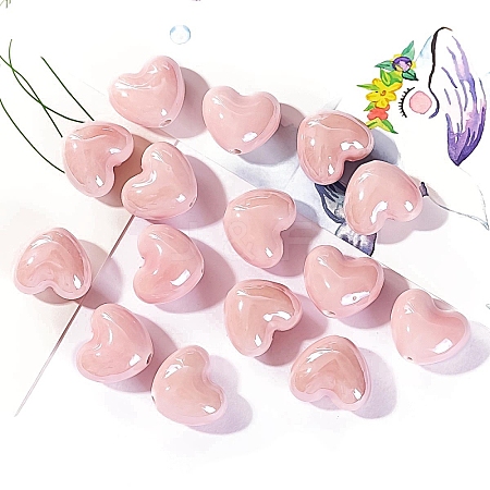 Handmade Porcelain Bright Glazed Beads LS-PW-WG20130-10-1