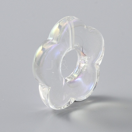 Transparent Acrylic Bead Frames TACR-WH0018-02-1