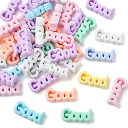Opaque Acrylic Beads SACR-CJC0001-35-1