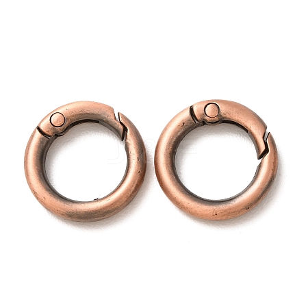 Alloy Spring Gate Rings PALLOY-H245-R-1