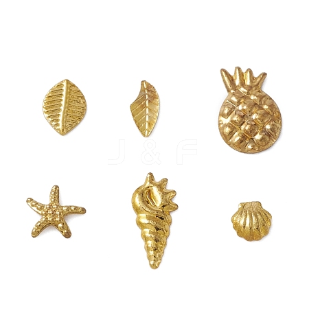 Metal Nail Art Rivets MRMJ-WH0079-40-1