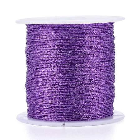 Polyester Braided Metallic Thread OCOR-I007-B-12-1