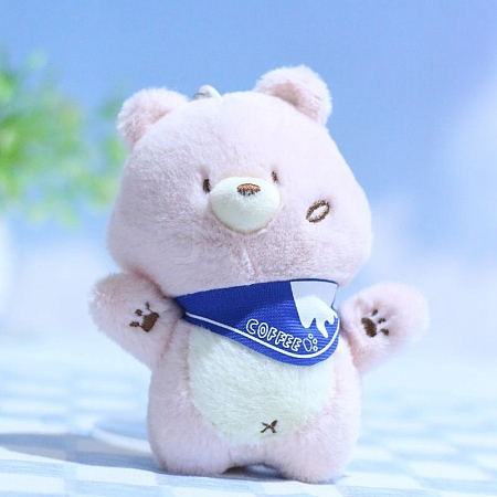 Cute Cloth Plush Bear Pendant Decorations PW-WGEC498-01-1