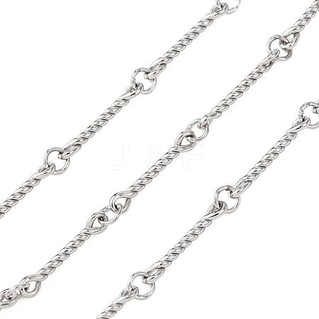 304 Stainless Steel Twist Bar Link Chains CHS-H117-14P-1