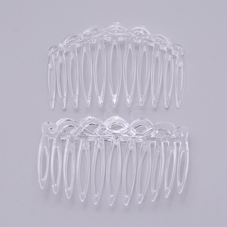 Plastic Twist Comb Hair Clip Combs OHAR-WH0018-01D-1