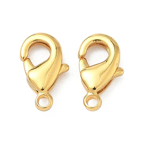 Brass Lobster Claw Clasps KK-H532-17A-G-1