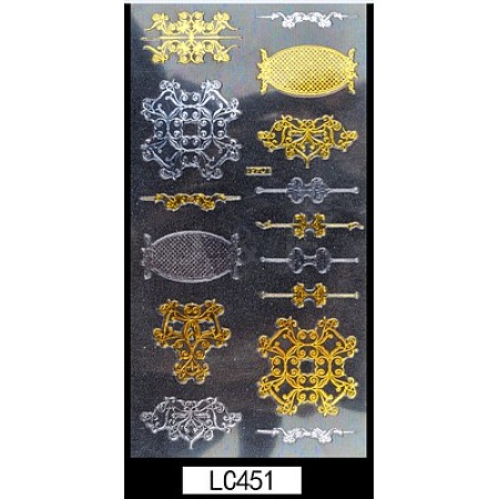 Nail Art Stickers Decals MRMJ-TA0004-B02-1