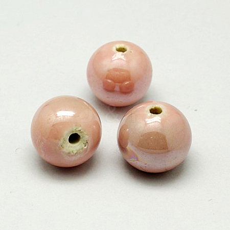 Handmade Porcelain Beads X-PORC-D001-12mm-08-1