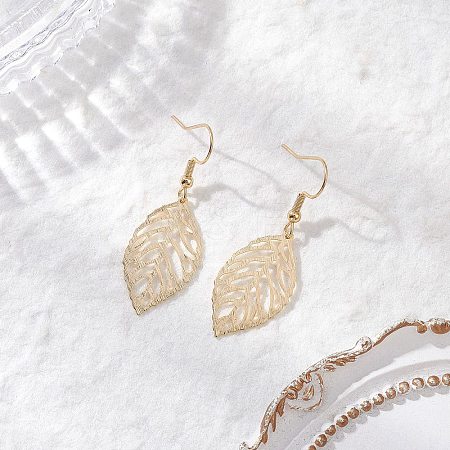 Brass Dangle Earrings EJEW-JE06574-1