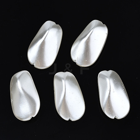 ABS Plastic Imitation Pearl Beads OACR-N008-136-1
