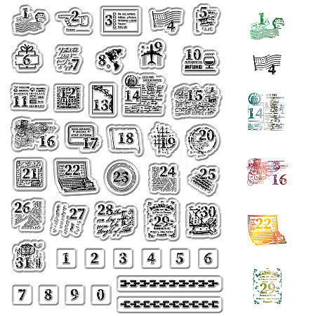 Custom PVC Plastic Clear Stamps DIY-WH0439-0262-1