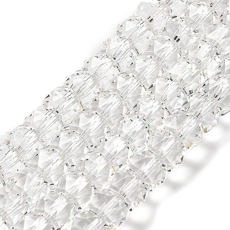 Transparent Glass Beads Strands EGLA-K071-01H-1