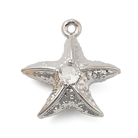 Brass Micro Pave Cubic Zirconia Pendants LS-KK-I380-06P-1