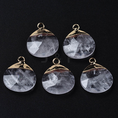 Natural Quartz Crystal Pendants G-Q998-030-1