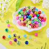 160Pcs 8 Styles Mixed Styles Acrylic Beads FACR-TA0001-13-5