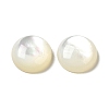 Natural White Shell Cabochons X-SSHEL-M022-01D-1