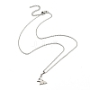 Non-Tarnish Stainless Steel Pendant Necklaces NJEW-C051-01P-2