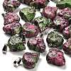 Dyed Natural Marble Pendants G-Z067-02P-08-1