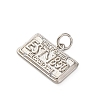 Brass Micro Pave Cubic Zirconia Pendants KK-P308-36P-2