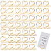 32Pcs Mini Iron Place Card Holders ODIS-SP0001-08G-1