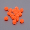 Bicycle Wheel Spokes Plastic Clip Bead KY-WH0028-06F-1