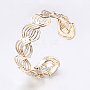 Iron Cuff Bangles BJEW-LT-384-1-KC-3