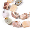 Natural Pink Opal Beads Strands G-T138-08-2