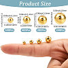 1300Pcs 4 Styles CCB Plastic Beads Sets CCB-PA0001-02G-2
