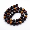 Natural Gemstone Round Bead Strands G-J303-13-8mm-2