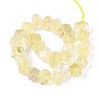 Natural Lemon Quartz(Heated) Beads Strands G-N327-05-25-2