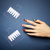 Transparent Acrylic Nail Art Display Boards ODIS-WH0017-069-6