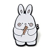 Cartoon Camping Rabbit Enamel Pins JEWB-Q036-01H-1