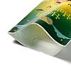 50Pcs 4 Styles Halloween Pumpkin Printed OPP Cellophane Packaging Bags with Die Hole Handles ABAG-C013-07-4