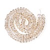 Electroplate Transparent Glass Beads Strands EGLA-N022-05B-C09-2