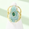 Natural Amazonite Cuff Rings GG-CBA5FCC-03G-08-1