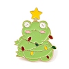 Christmas Frog Tree with Star Alloy Enamel Pins for Backpack Clothes JEWB-A024-01D-1