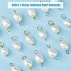 SUPERFINDINGS 40Pcs 4 Styles Natural Cultured Freshwater Pearl Pendants FIND-FH0005-52-4