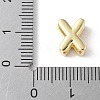 Brass Micro Pave Clear Cubic Zirconia Initial Multi-strand Links KK-S520-01G-22-3