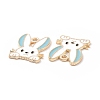 Alloy Enamel Pendants PALLOY-D015-08D-3