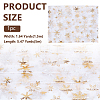 Snowflake Pattern Nylon Fabric DIY-WH0591-175B-2