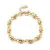 304 Stainless Steel Infinity Link Chain Bracelets for Women BJEW-K226-14B-G-4