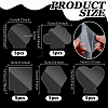 25Pcs 5 Styles Transparency Acrylic Board DIY-OC0015-84-2