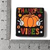 Thanksgiving Theme Silicone Beads SIL-S006-05B-3