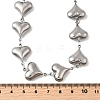 304 Stainless Steel Link Chain Necklaces LS-NJEW-Q033-01B-P-3