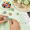 DIY 304 Stainless Steel Pendants Essential Oil Diffuser Necklaces Making Kits NJEW-SC0001-49-3